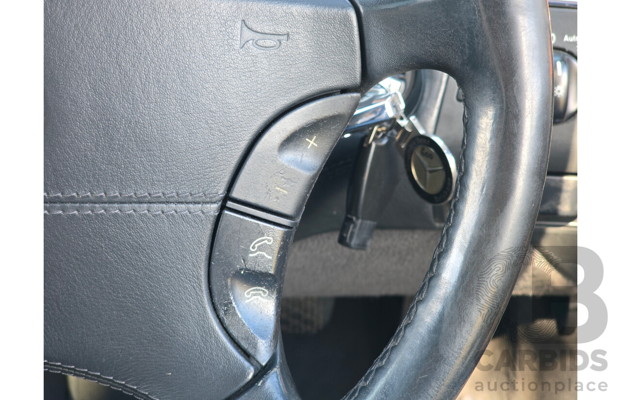 4/2003 Mercedes Benz S600L W220 4d Sedan Obsidian Black Metallic Twin Turbo V12 5.5L