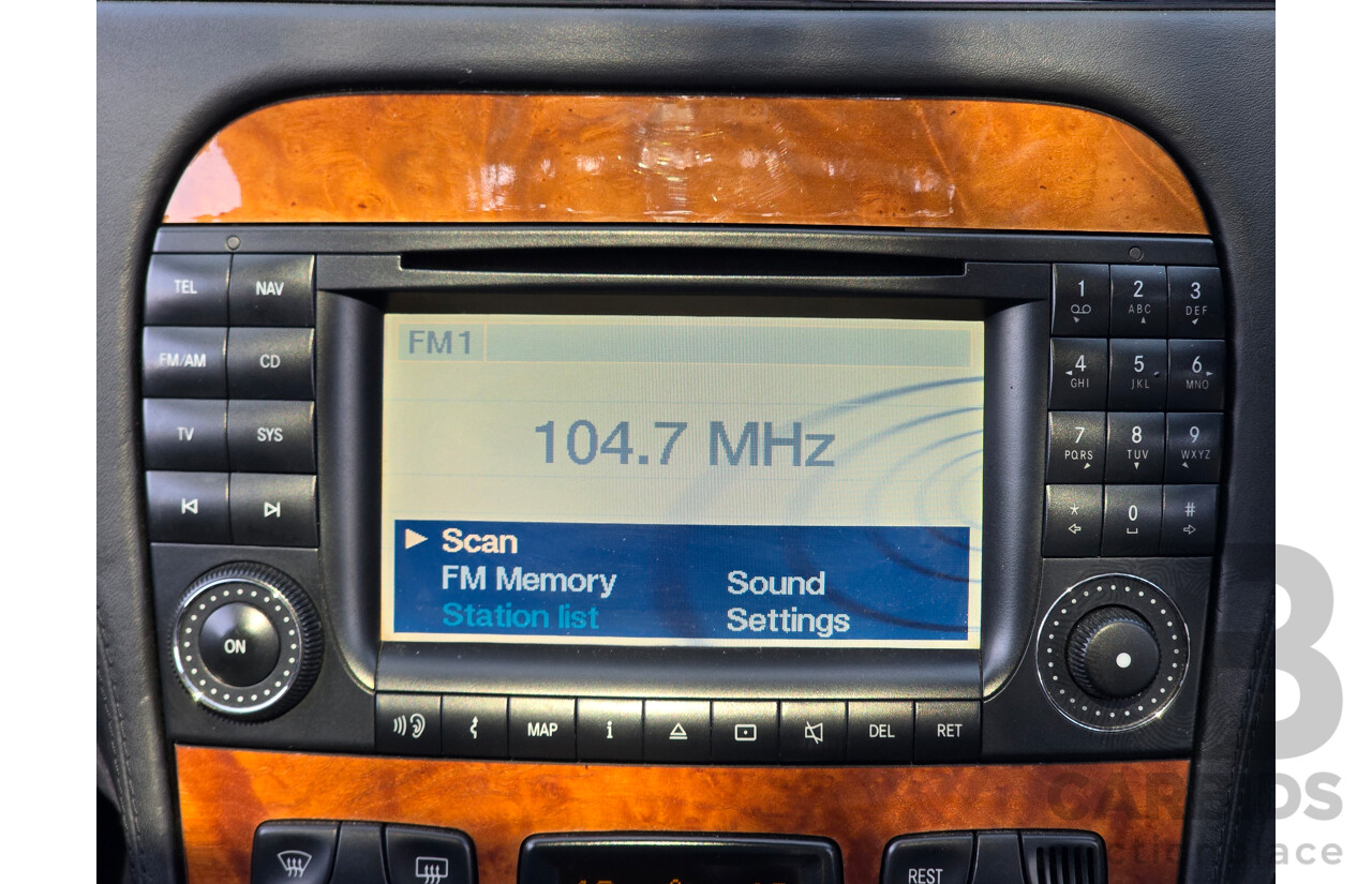 4/2003 Mercedes Benz S600L W220 4d Sedan Obsidian Black Metallic Twin Turbo V12 5.5L