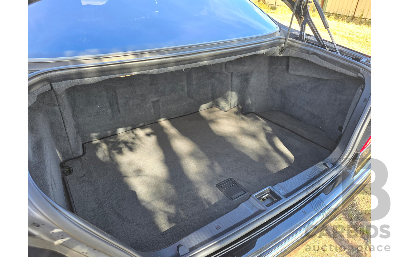 4/2003 Mercedes Benz S600L W220 4d Sedan Obsidian Black Metallic Twin Turbo V12 5.5L