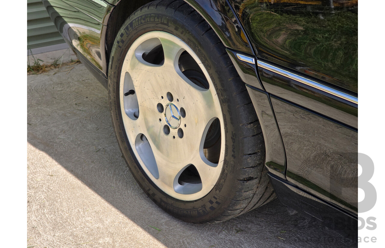 4/2003 Mercedes Benz S600L W220 4d Sedan Obsidian Black Metallic Twin Turbo V12 5.5L