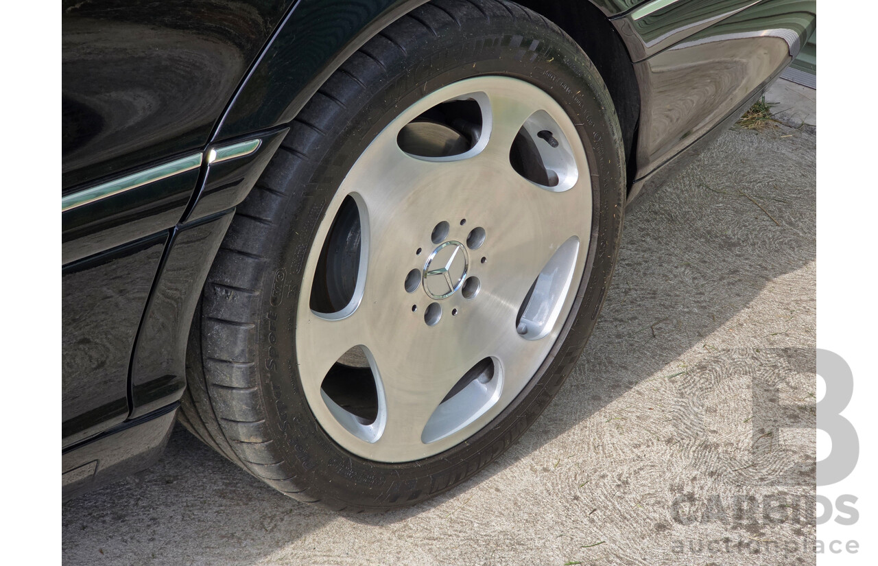 4/2003 Mercedes Benz S600L W220 4d Sedan Obsidian Black Metallic Twin Turbo V12 5.5L