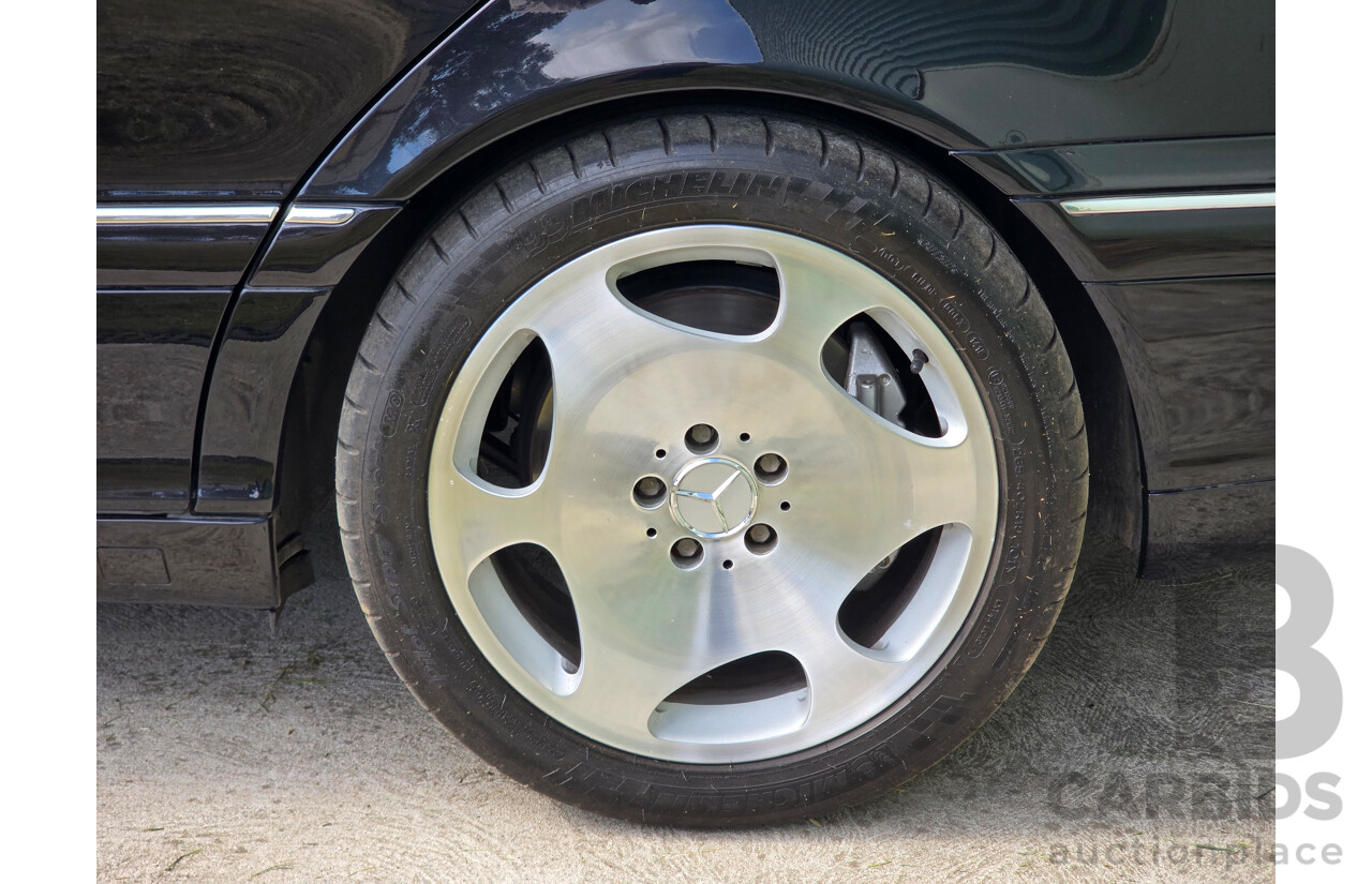 4/2003 Mercedes Benz S600L W220 4d Sedan Obsidian Black Metallic Twin Turbo V12 5.5L