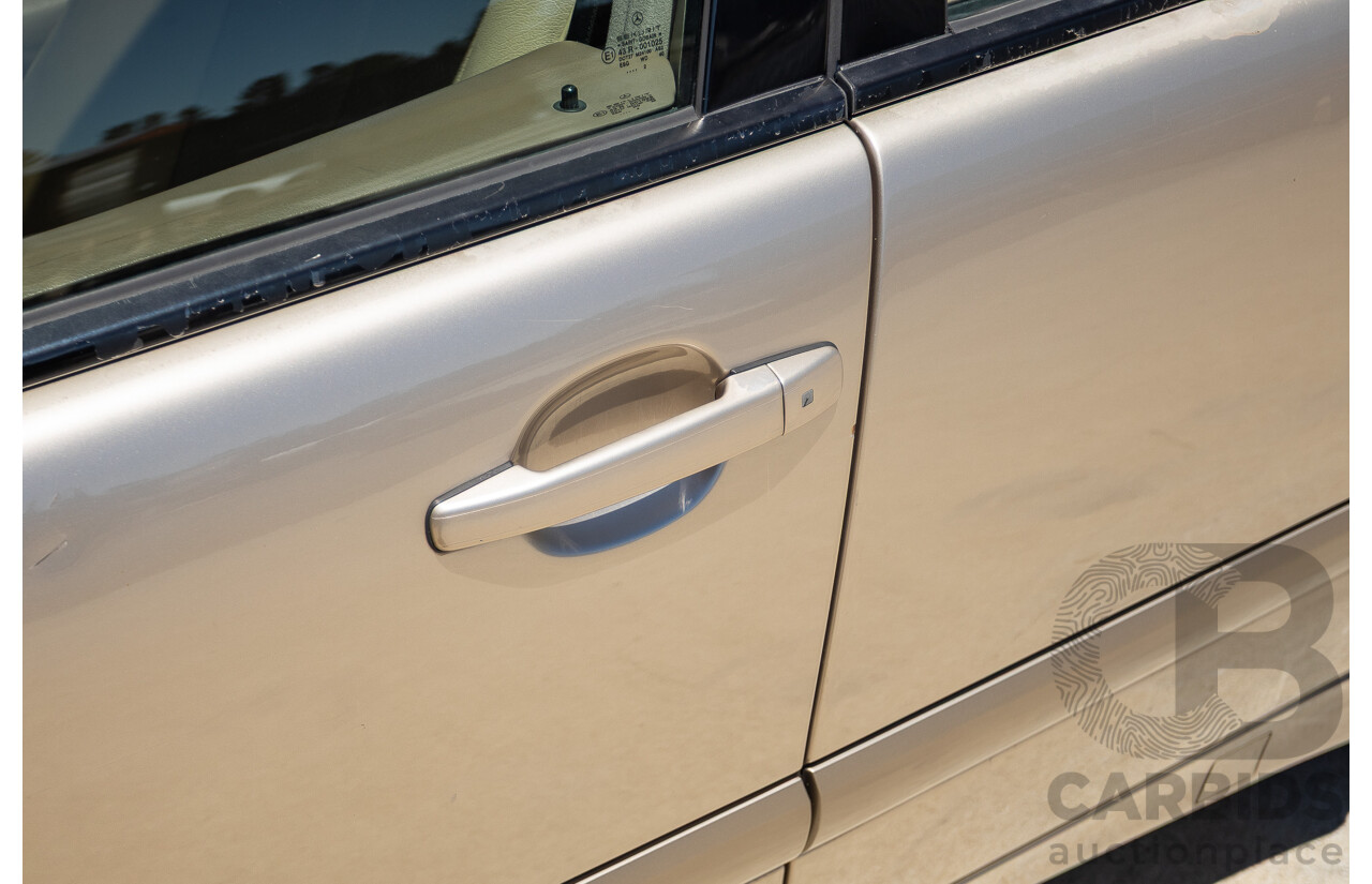 6/2002 Mercedes Benz E240 Classic W210 4d Wagon Travertine Beige Metallic V6 2.4L - 7 Seater