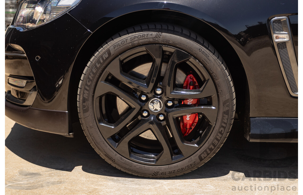 5/2016 Holden VF Commodore SS-V Redline Series 2 4d Sedan Phantom Black V8 6.2L