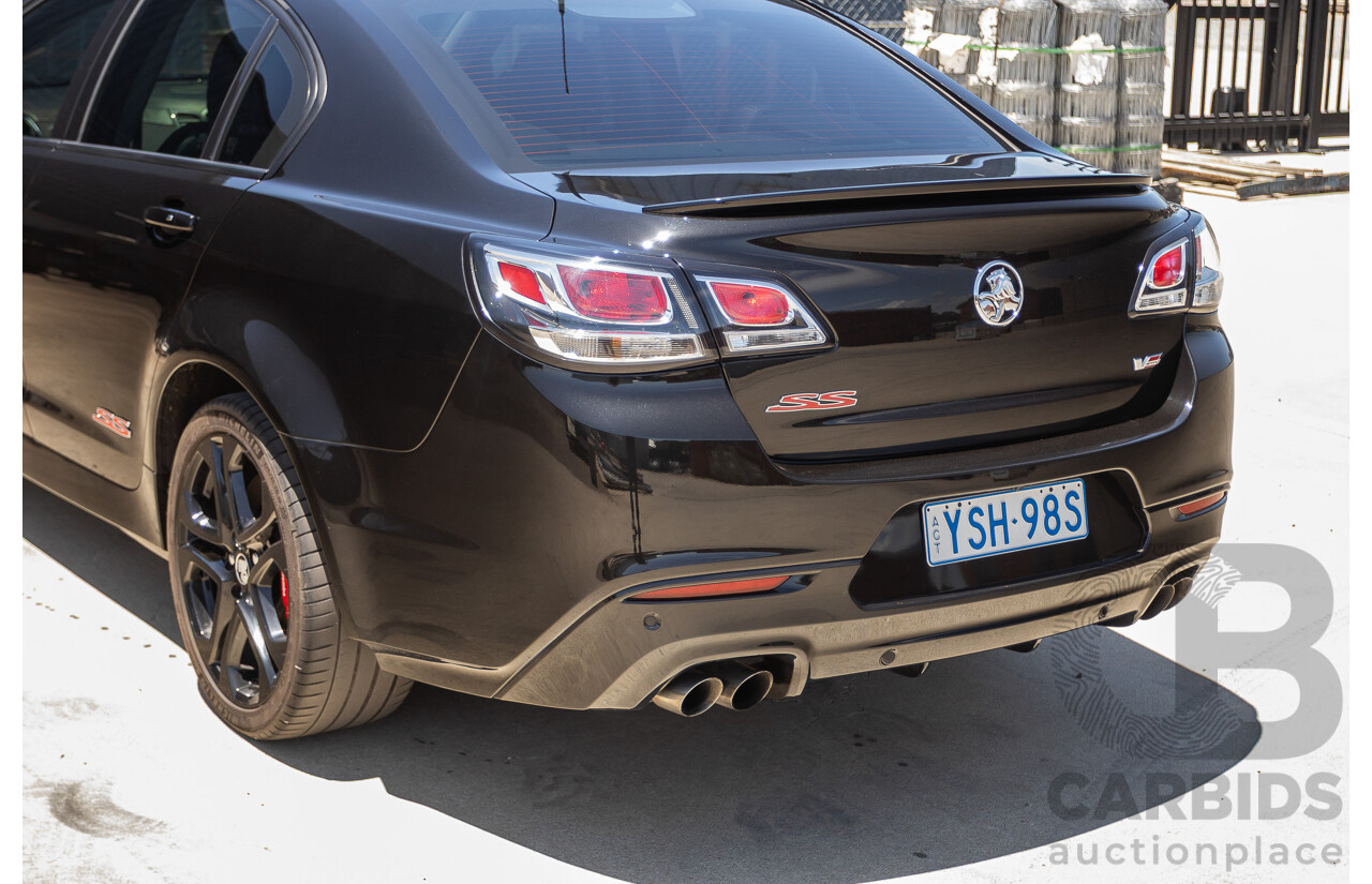 5/2016 Holden VF Commodore SS-V Redline Series 2 4d Sedan Phantom Black V8 6.2L