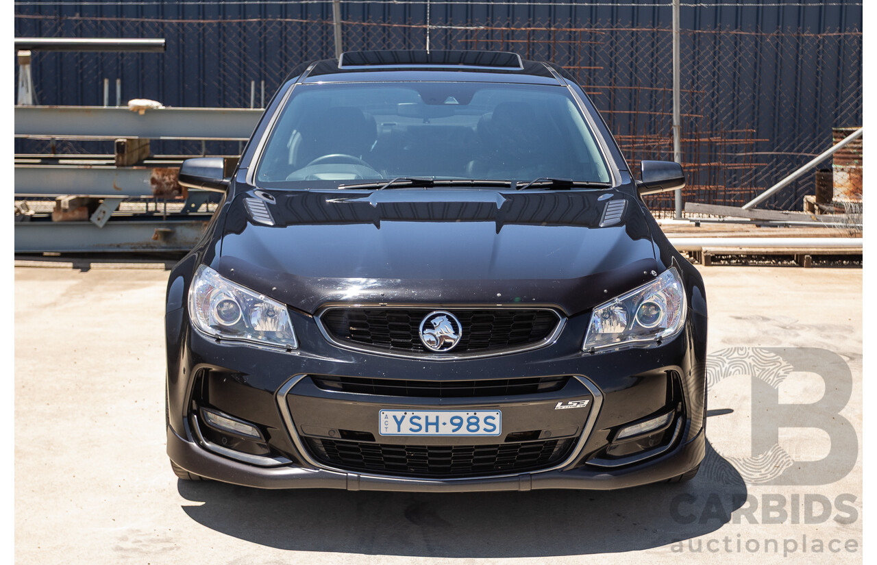 5/2016 Holden VF Commodore SS-V Redline Series 2 4d Sedan Phantom Black V8 6.2L