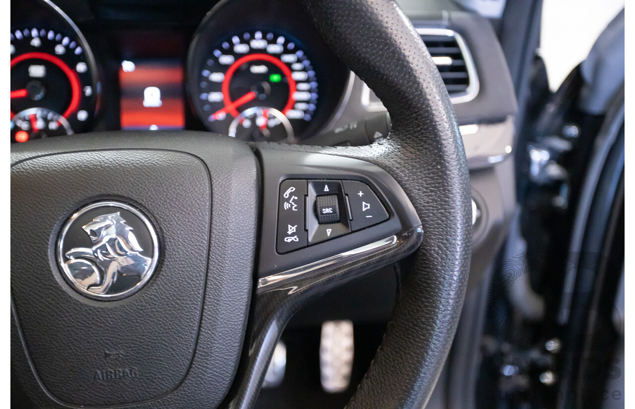 5/2016 Holden VF Commodore SS-V Redline Series 2 4d Sedan Phantom Black V8 6.2L