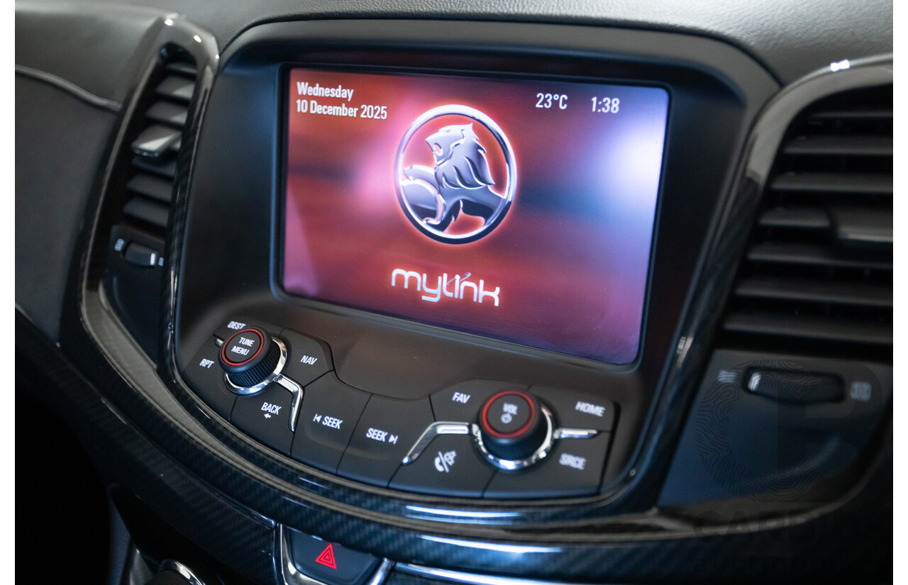 5/2016 Holden VF Commodore SS-V Redline Series 2 4d Sedan Phantom Black V8 6.2L