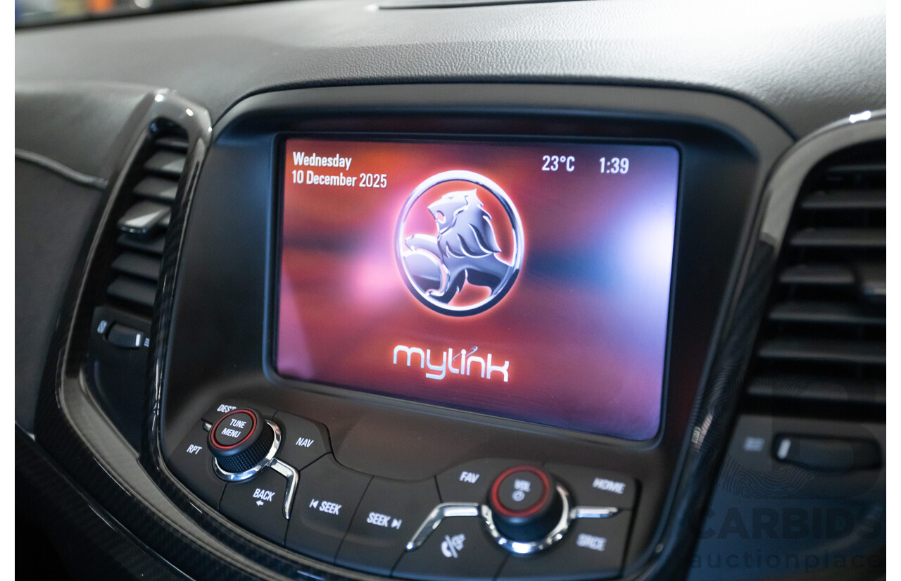 5/2016 Holden VF Commodore SS-V Redline Series 2 4d Sedan Phantom Black V8 6.2L