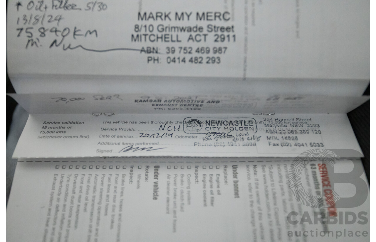 5/2016 Holden VF Commodore SS-V Redline Series 2 4d Sedan Phantom Black V8 6.2L