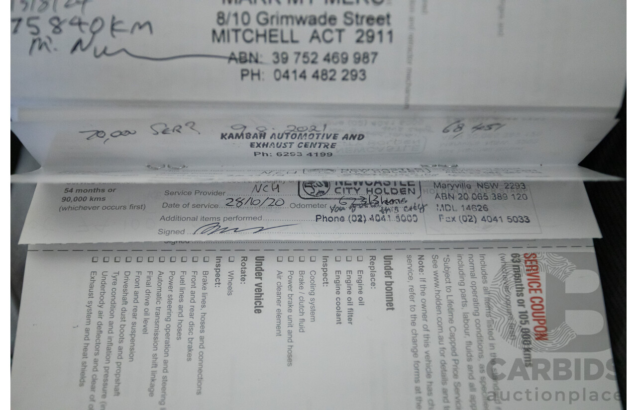 5/2016 Holden VF Commodore SS-V Redline Series 2 4d Sedan Phantom Black V8 6.2L