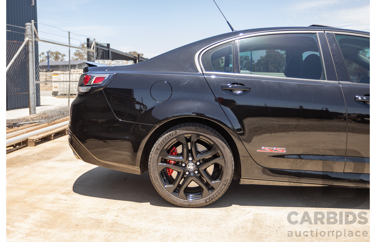 5/2016 Holden VF Commodore SS-V Redline Series 2 4d Sedan Phantom Black V8 6.2L