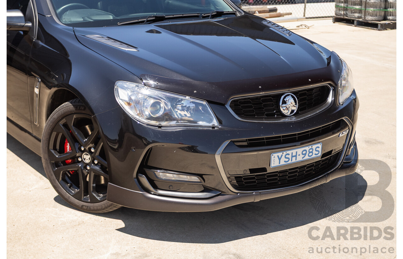 5/2016 Holden VF Commodore SS-V Redline Series 2 4d Sedan Phantom Black V8 6.2L