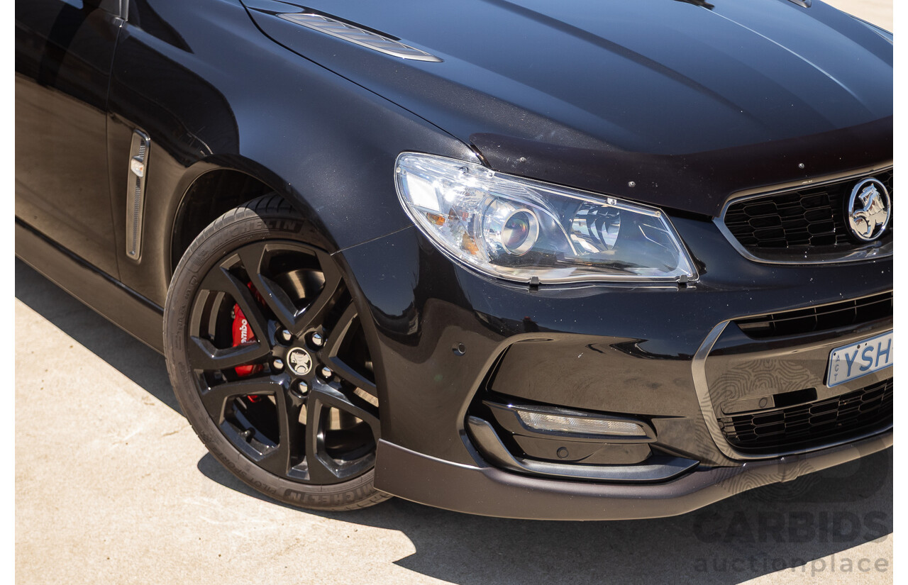 5/2016 Holden VF Commodore SS-V Redline Series 2 4d Sedan Phantom Black V8 6.2L