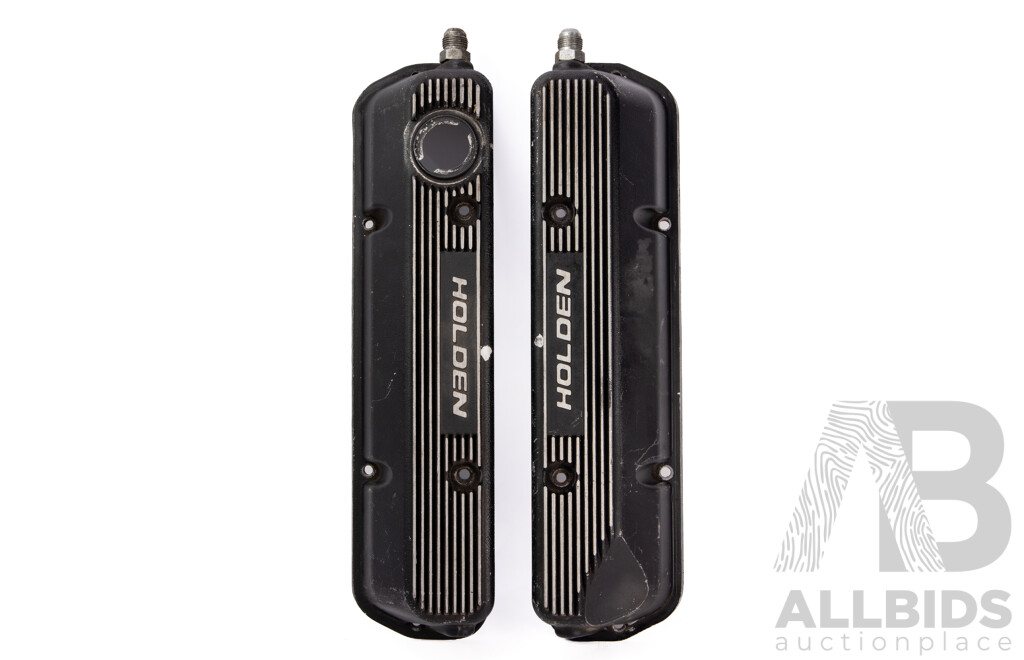 Holden V8 Late VN-VT Heads 304/308 Black Alloy Valve Covers