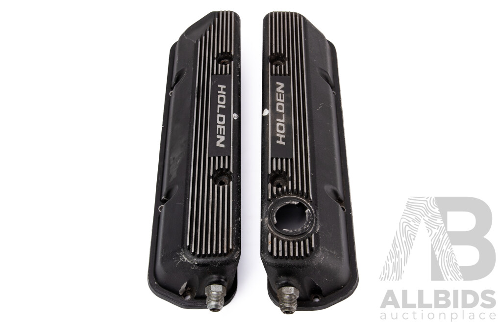 Holden V8 Late VN-VT Heads 304/308 Black Alloy Valve Covers