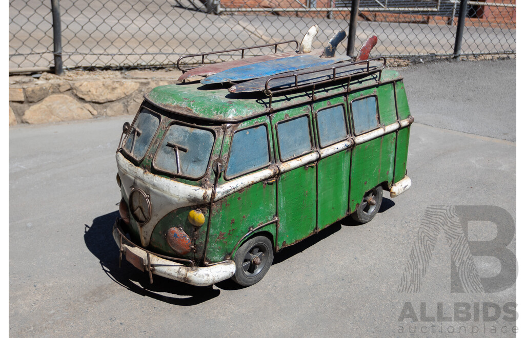 Vintage VW Kombi Style Metal Esky