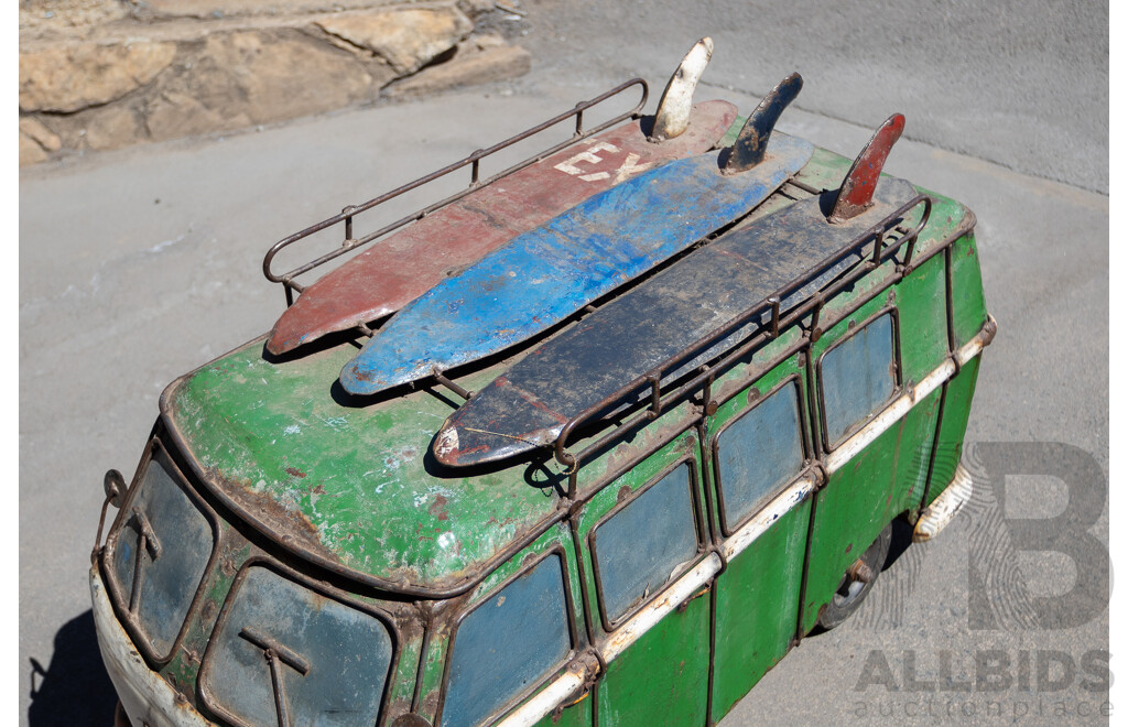 Vintage VW Kombi Style Metal Esky