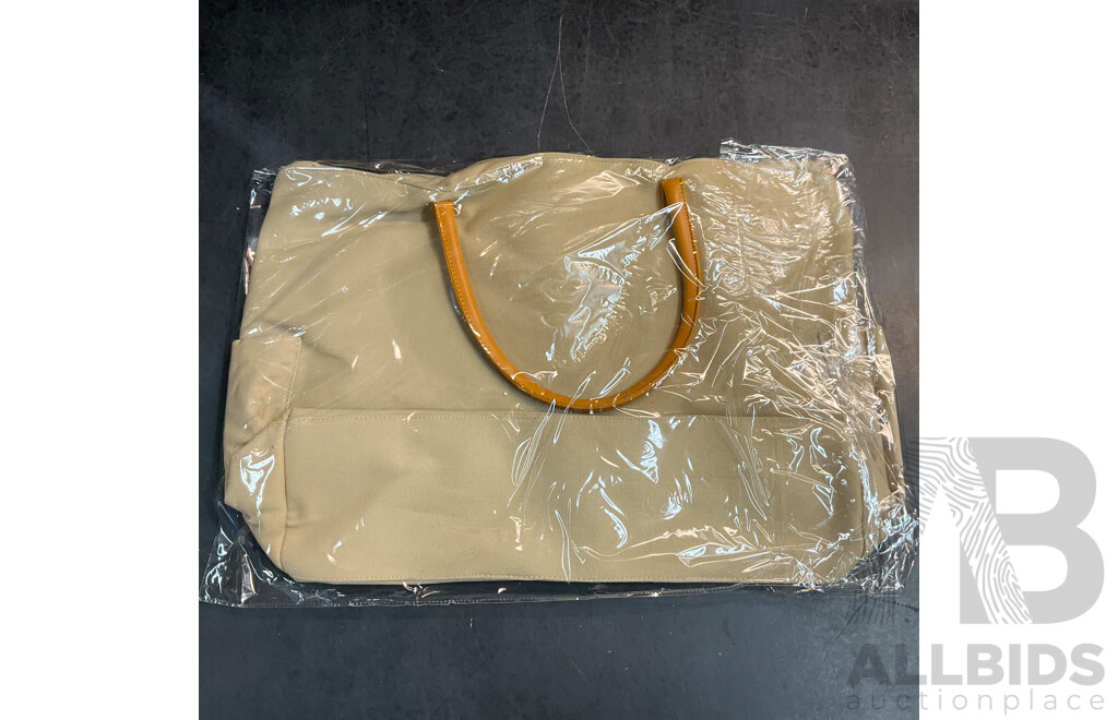 SOUTH BOUND Sunsets Beach Shopper Bag - SB5501 Taupe - Lot of 20 - Estimated Total RRP $798.00