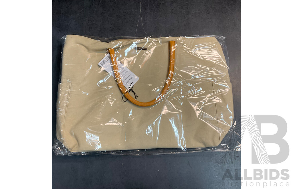 SOUTH BOUND Sunsets Beach Shopper Bag - SB5501 Taupe - Lot of 20 - Estimated Total RRP $798.00