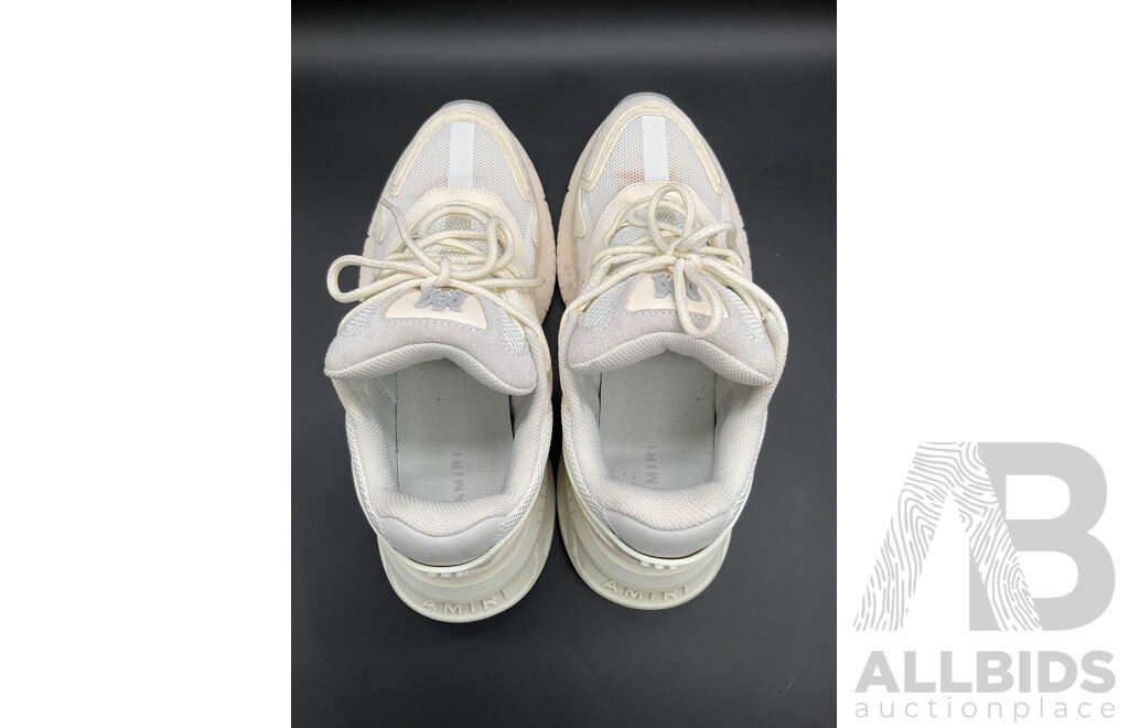 MA Runner White Men's Size US10 - Branded Amiri
