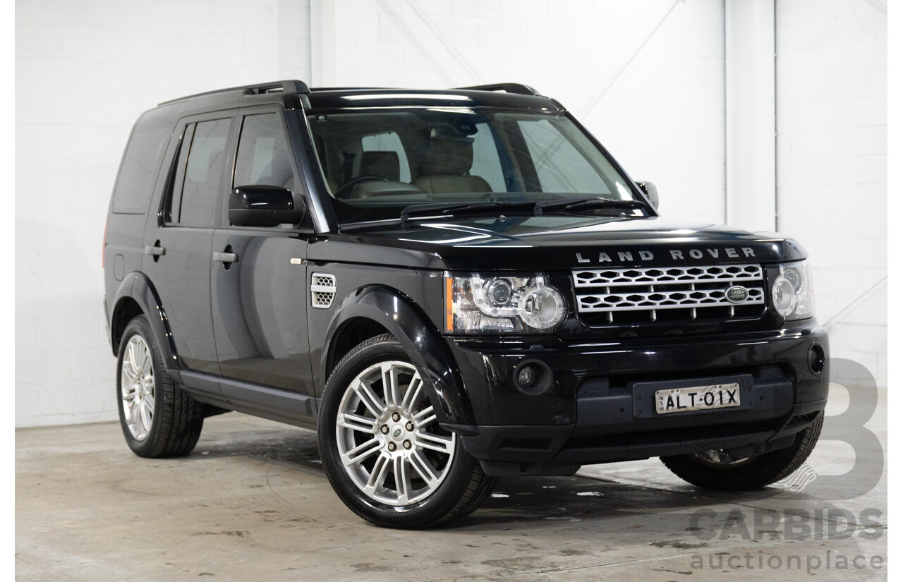 5/2011 Land Rover Discovery 4 SDV6 HSE MY11 4d Wagon Santorini Black Metallic Turbo Diesel V6 3.0L