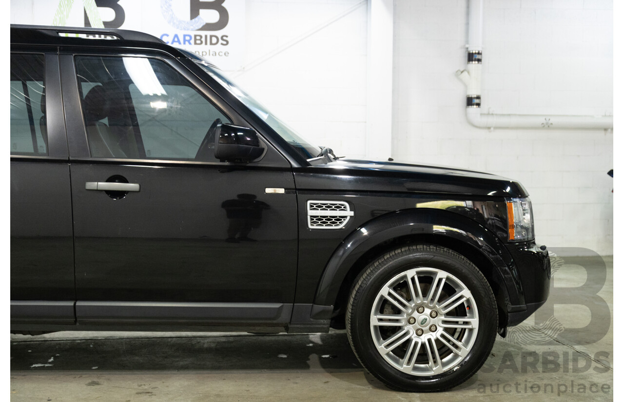 5/2011 Land Rover Discovery 4 SDV6 HSE MY11 4d Wagon Santorini Black Metallic Turbo Diesel V6 3.0L