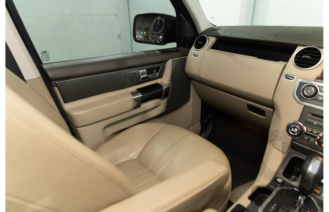 5/2011 Land Rover Discovery 4 SDV6 HSE MY11 4d Wagon Santorini Black Metallic Turbo Diesel V6 3.0L