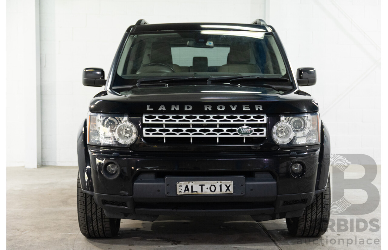 5/2011 Land Rover Discovery 4 SDV6 HSE MY11 4d Wagon Santorini Black Metallic Turbo Diesel V6 3.0L