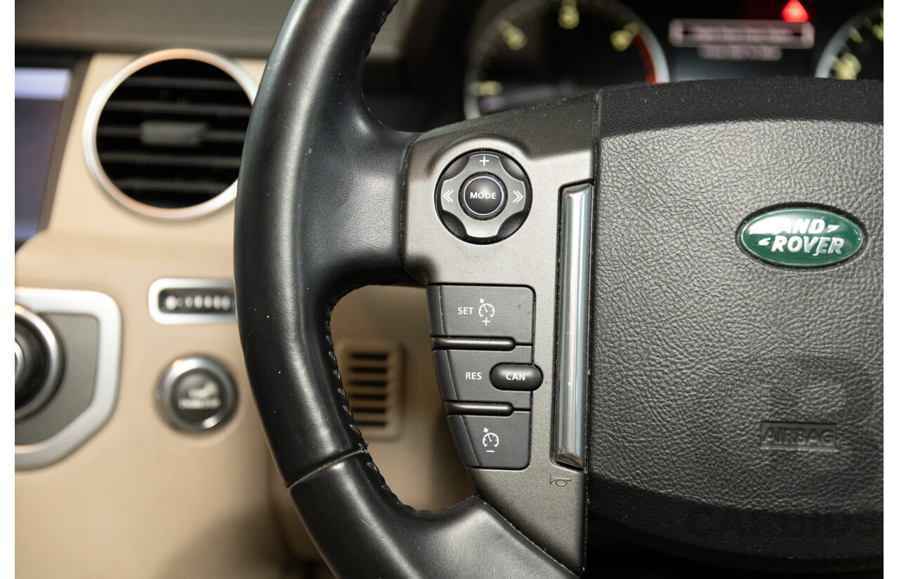 5/2011 Land Rover Discovery 4 SDV6 HSE MY11 4d Wagon Santorini Black Metallic Turbo Diesel V6 3.0L