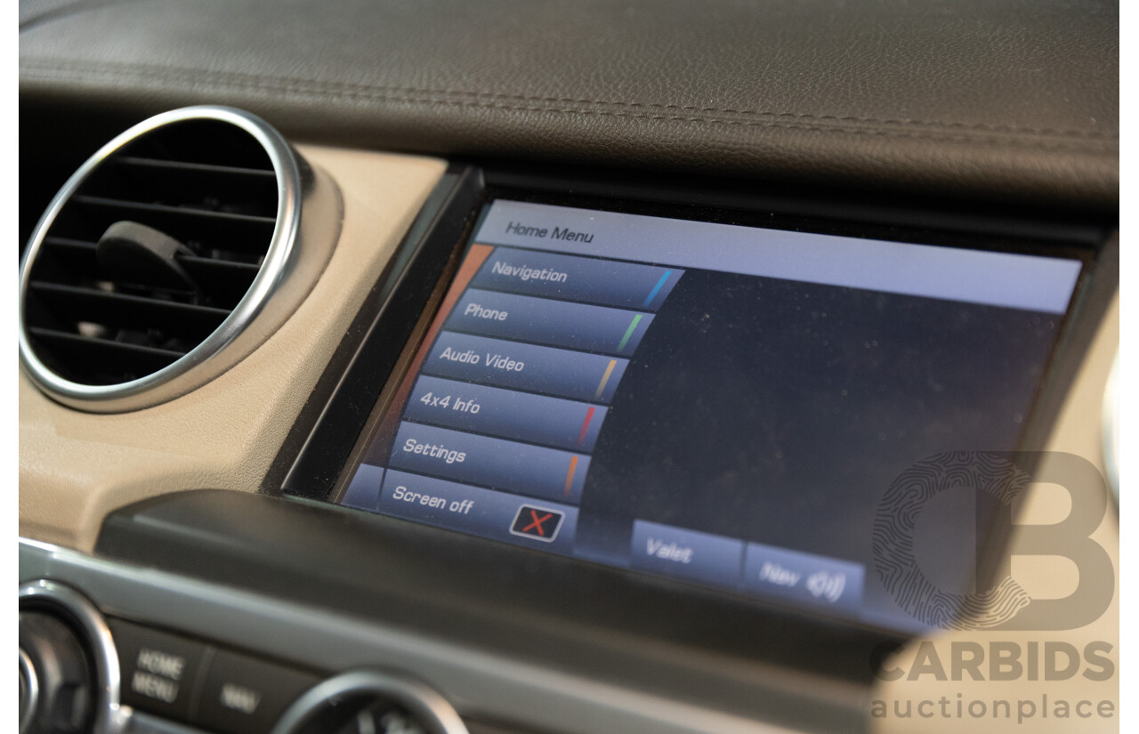 5/2011 Land Rover Discovery 4 SDV6 HSE MY11 4d Wagon Santorini Black Metallic Turbo Diesel V6 3.0L