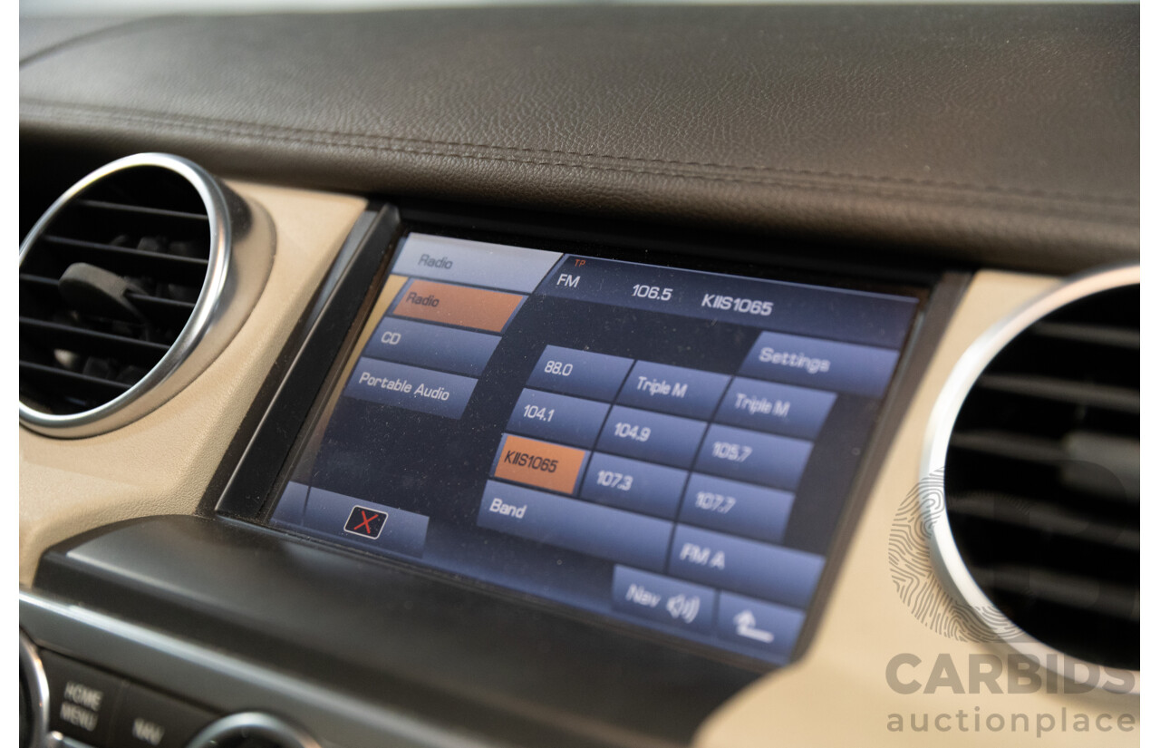 5/2011 Land Rover Discovery 4 SDV6 HSE MY11 4d Wagon Santorini Black Metallic Turbo Diesel V6 3.0L