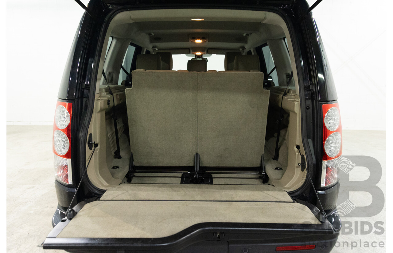 5/2011 Land Rover Discovery 4 SDV6 HSE MY11 4d Wagon Santorini Black Metallic Turbo Diesel V6 3.0L