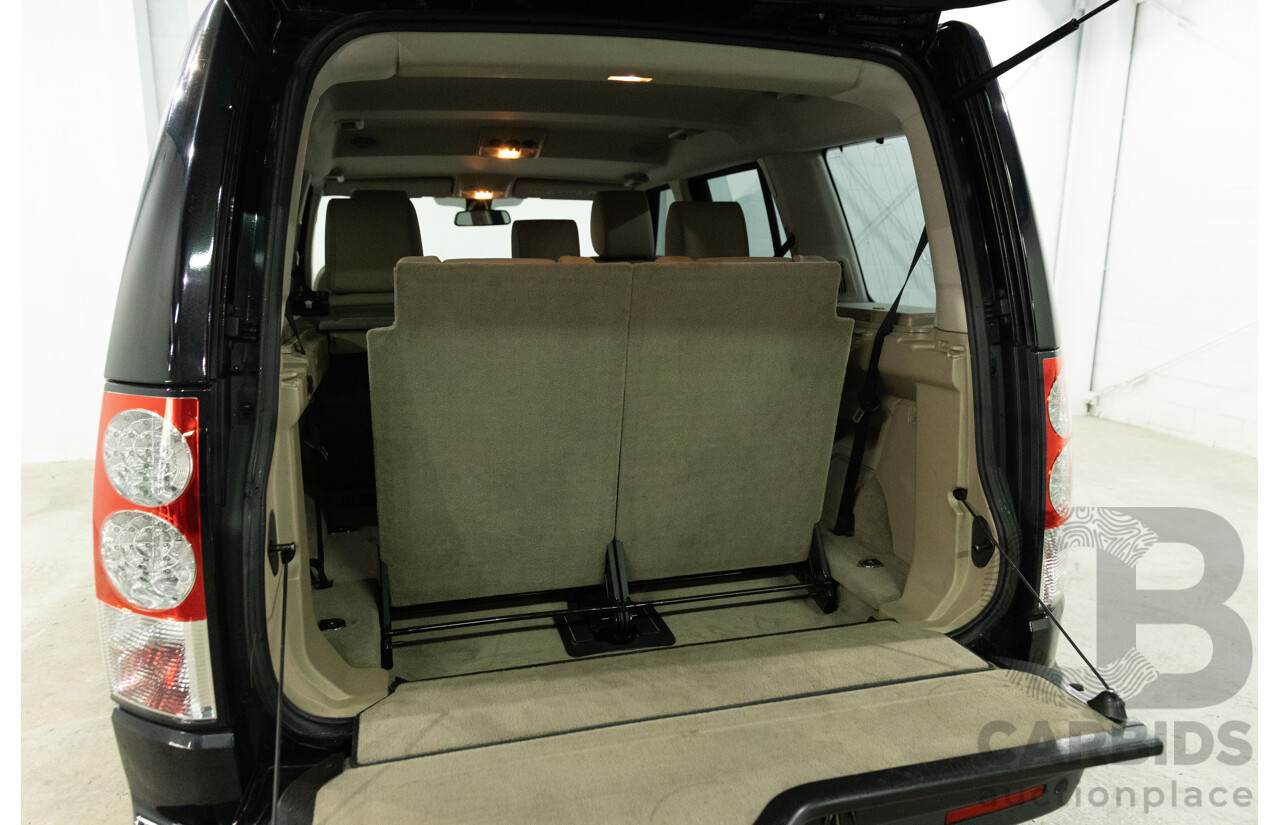 5/2011 Land Rover Discovery 4 SDV6 HSE MY11 4d Wagon Santorini Black Metallic Turbo Diesel V6 3.0L