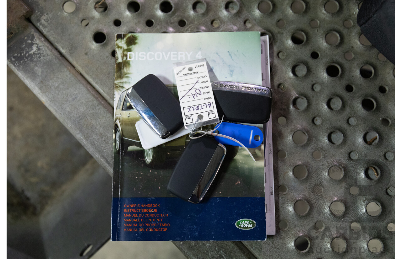 5/2011 Land Rover Discovery 4 SDV6 HSE MY11 4d Wagon Santorini Black Metallic Turbo Diesel V6 3.0L