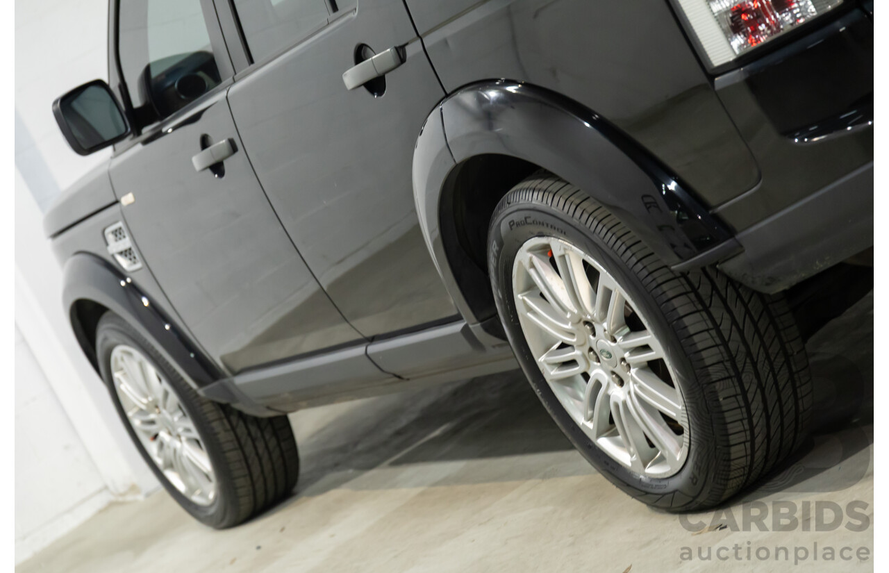 5/2011 Land Rover Discovery 4 SDV6 HSE MY11 4d Wagon Santorini Black Metallic Turbo Diesel V6 3.0L