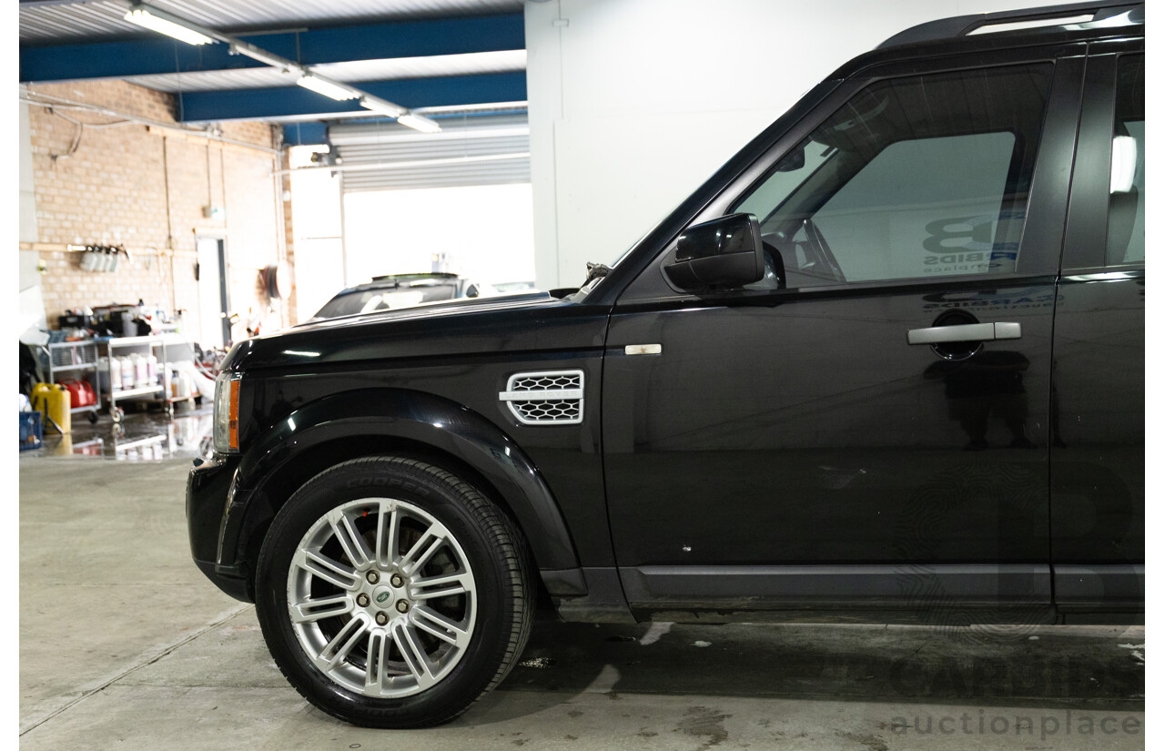 5/2011 Land Rover Discovery 4 SDV6 HSE MY11 4d Wagon Santorini Black Metallic Turbo Diesel V6 3.0L