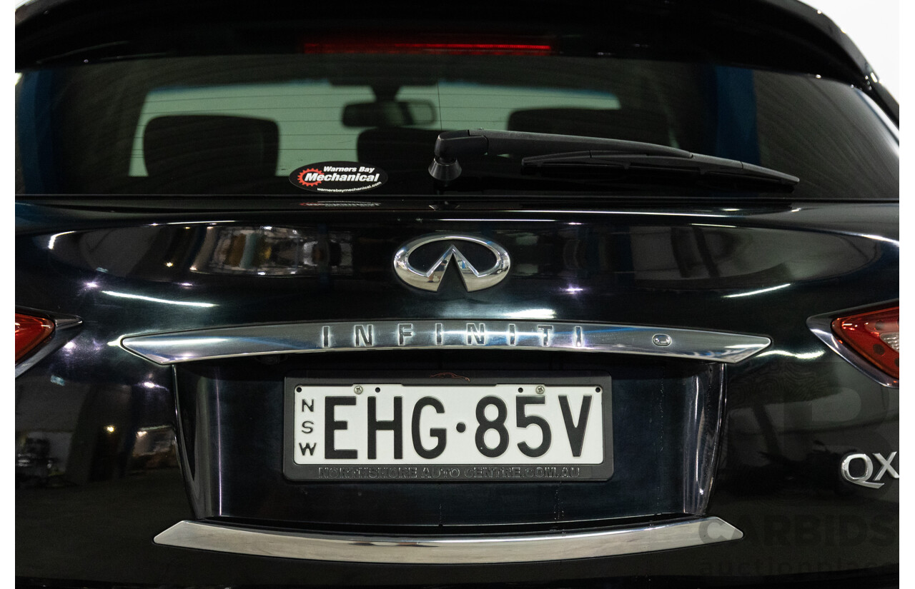 03/2017 Infiniti QX70 GT (AWD) 4d Wagon Black Obsidian V6 3.7L