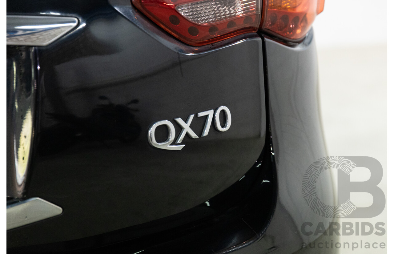 03/2017 Infiniti QX70 GT (AWD) 4d Wagon Black Obsidian V6 3.7L