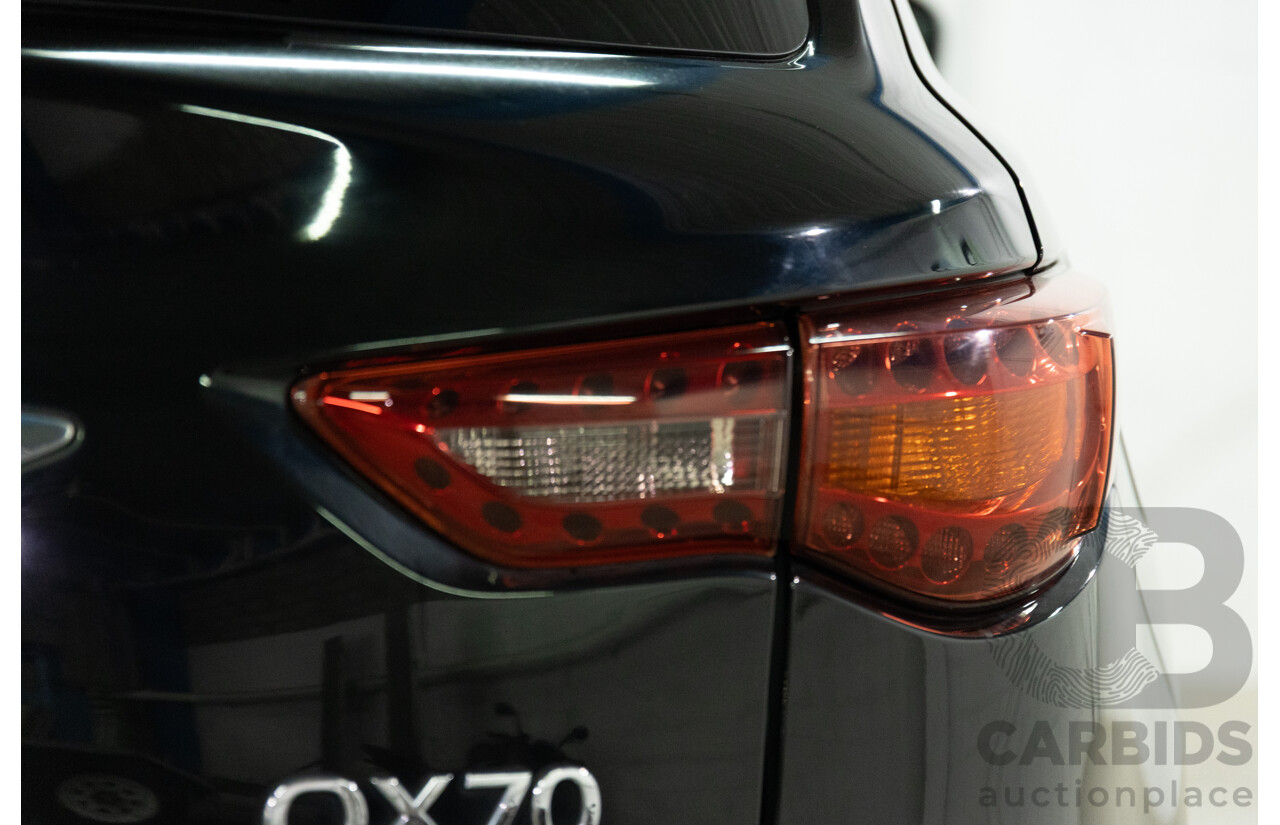03/2017 Infiniti QX70 GT (AWD) 4d Wagon Black Obsidian V6 3.7L