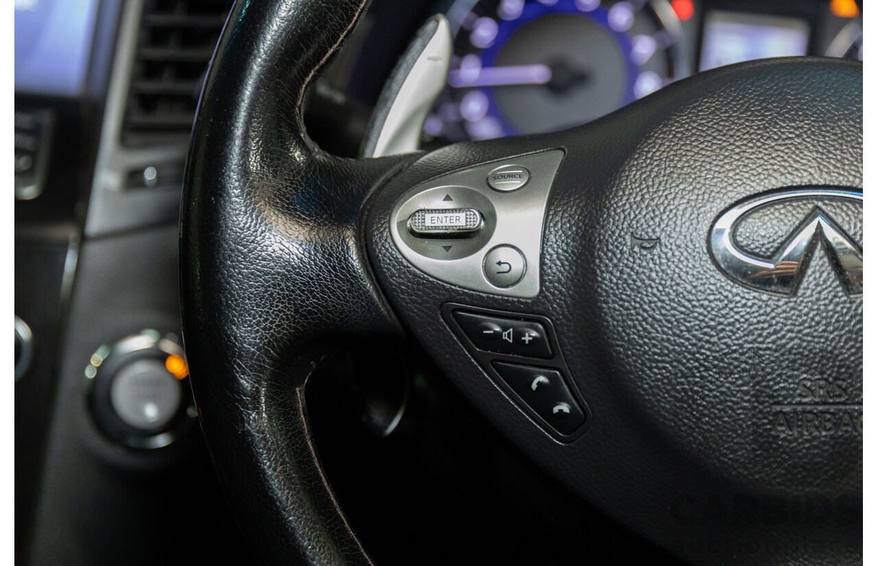 03/2017 Infiniti QX70 GT (AWD) 4d Wagon Black Obsidian V6 3.7L