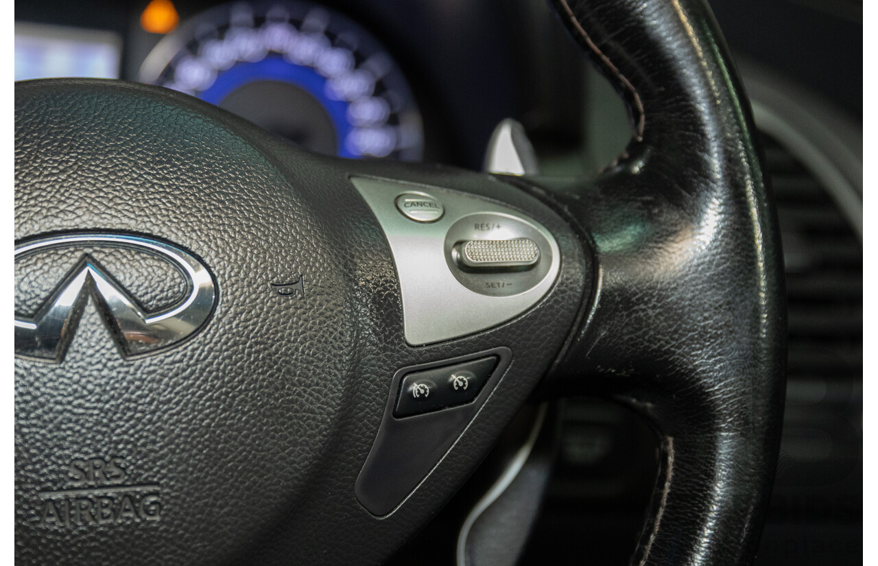 03/2017 Infiniti QX70 GT (AWD) 4d Wagon Black Obsidian V6 3.7L