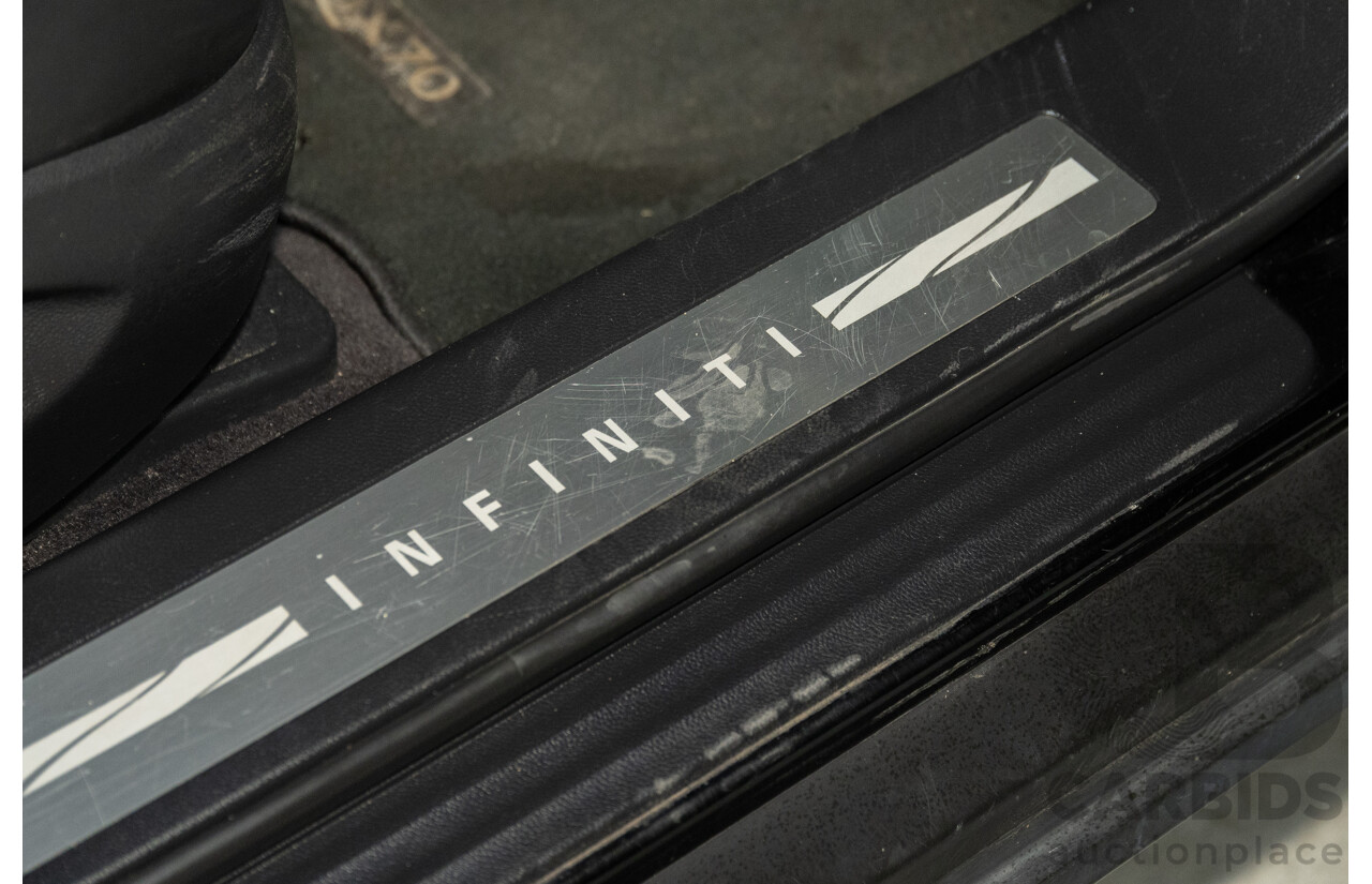 03/2017 Infiniti QX70 GT (AWD) 4d Wagon Black Obsidian V6 3.7L