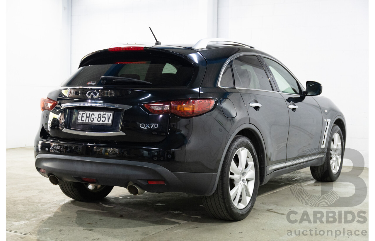 03/2017 Infiniti QX70 GT (AWD) 4d Wagon Black Obsidian V6 3.7L