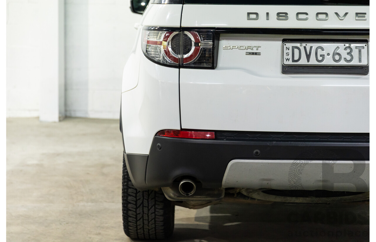 01/2018 Land Rover Discovery Sport Td4 HSE (132kW AWD) L550 MY18 4d Wagon Fuji White Turbo Diesel 2.0L - 7 Seater