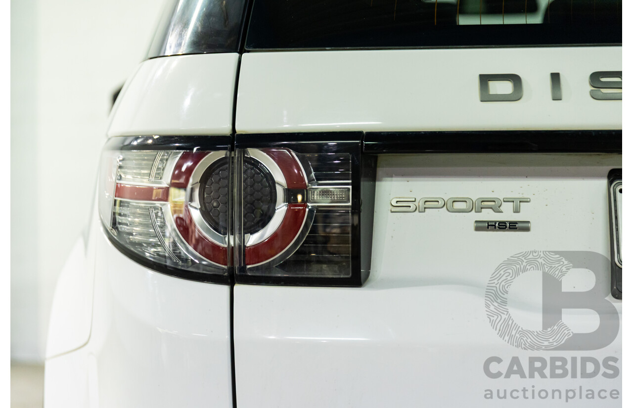 01/2018 Land Rover Discovery Sport Td4 HSE (132kW AWD) L550 MY18 4d Wagon Fuji White Turbo Diesel 2.0L - 7 Seater