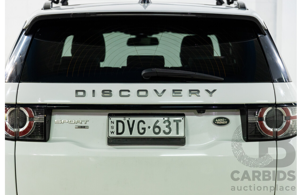 01/2018 Land Rover Discovery Sport Td4 HSE (132kW AWD) L550 MY18 4d Wagon Fuji White Turbo Diesel 2.0L - 7 Seater