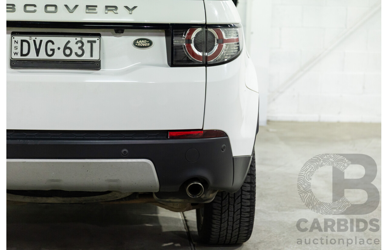 01/2018 Land Rover Discovery Sport Td4 HSE (132kW AWD) L550 MY18 4d Wagon Fuji White Turbo Diesel 2.0L - 7 Seater
