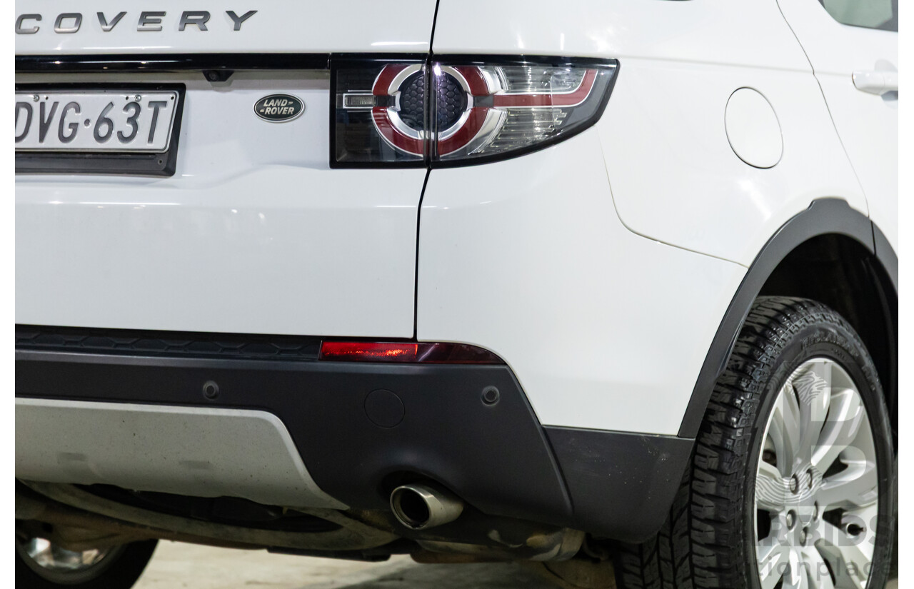 01/2018 Land Rover Discovery Sport Td4 HSE (132kW AWD) L550 MY18 4d Wagon Fuji White Turbo Diesel 2.0L - 7 Seater