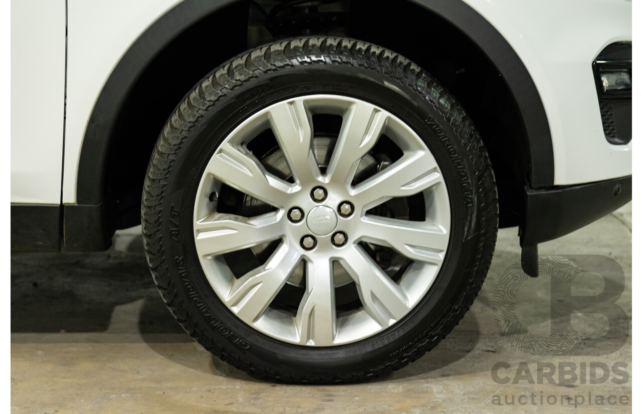 01/2018 Land Rover Discovery Sport Td4 HSE (132kW AWD) L550 MY18 4d Wagon Fuji White Turbo Diesel 2.0L - 7 Seater